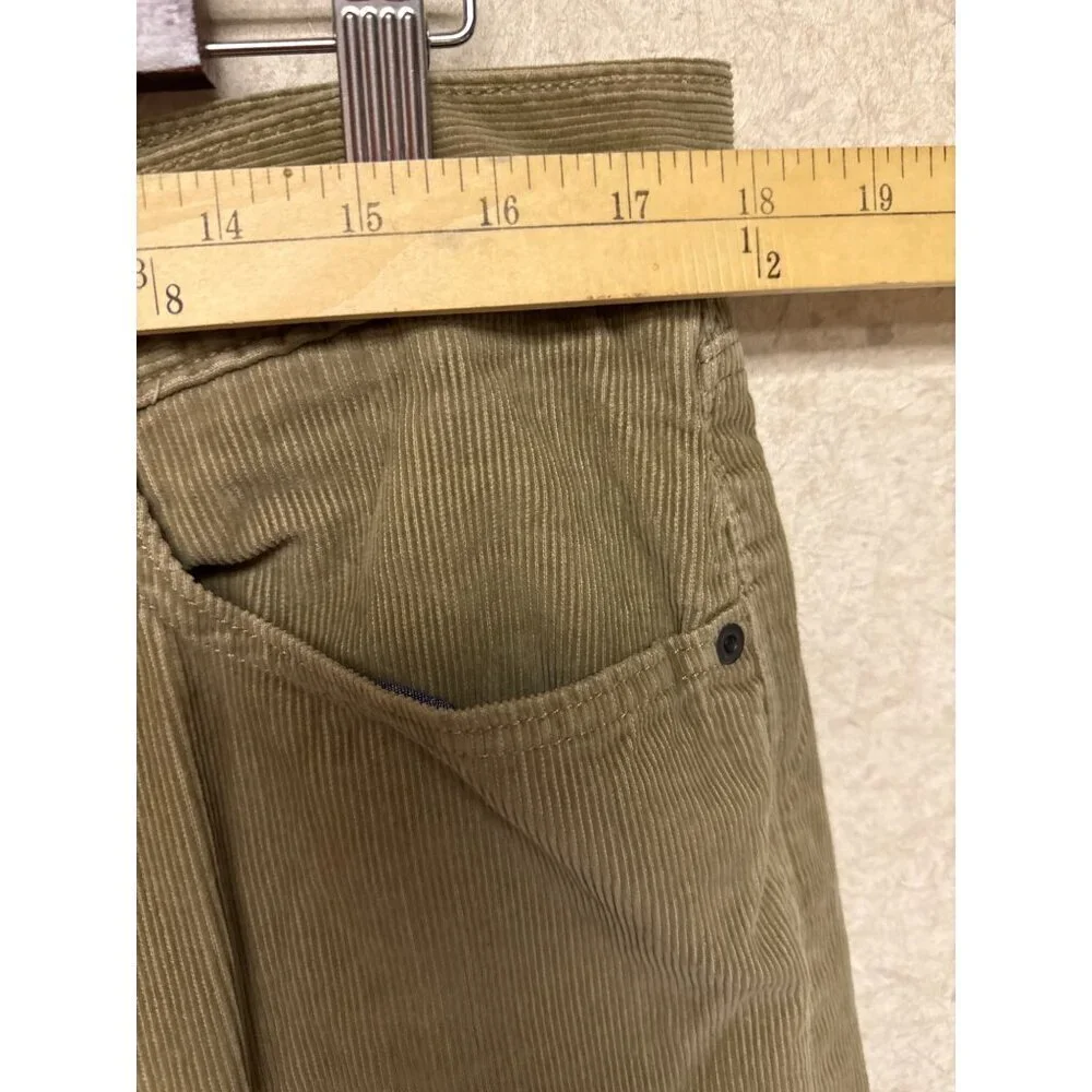 Banana Republic Men's Pants Corduroy Tan Pima Cotton Size 35